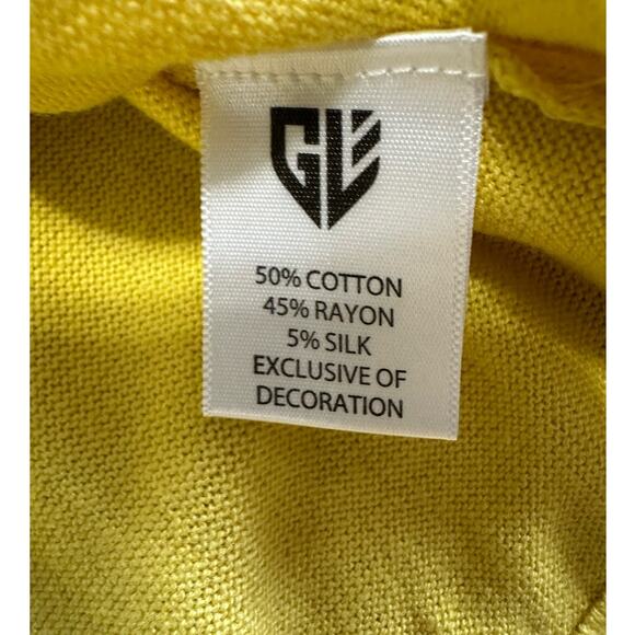 NWT Graham Luxe Quarter Zip Sweater Size M Silk Blend Butter Yellow - Picture 4 of 9